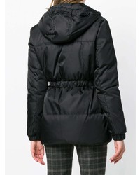 schwarze Daunenjacke von Moncler