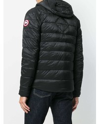 schwarze Daunenjacke von Canada Goose