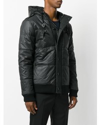 schwarze Daunenjacke von Pierre Balmain