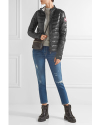 schwarze Daunenjacke von Canada Goose