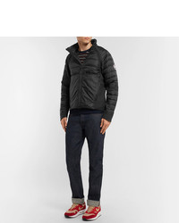 schwarze Daunenjacke von Canada Goose