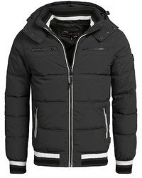 schwarze Daunenjacke von INDICODE