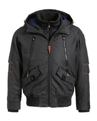 schwarze Daunenjacke von khujo