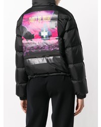 schwarze Daunenjacke von Marcelo Burlon County of Milan