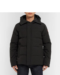 schwarze Daunenjacke von Canada Goose