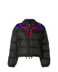 schwarze Daunenjacke von Marcelo Burlon County of Milan