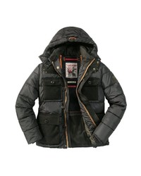 schwarze Daunenjacke von NAGANO