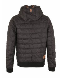 schwarze Daunenjacke von Naketano