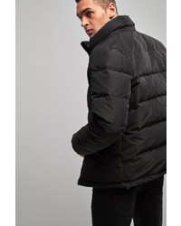 schwarze Daunenjacke von next