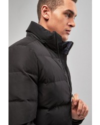 schwarze Daunenjacke von next