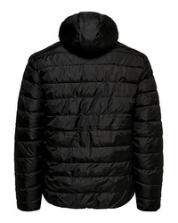 schwarze Daunenjacke von ONLY & SONS