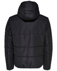 schwarze Daunenjacke von ONLY & SONS