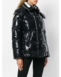 schwarze Daunenjacke von Ermanno Scervino