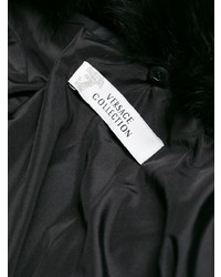 schwarze Daunenjacke von Versace Collection