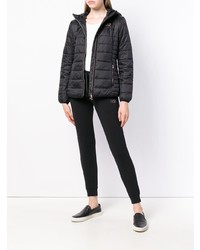 schwarze Daunenjacke von Ea7 Emporio Armani