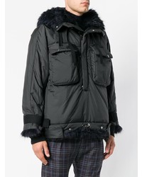 schwarze Daunenjacke von Sacai