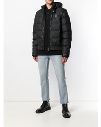 schwarze Daunenjacke von Frankie Morello