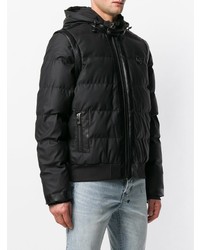 schwarze Daunenjacke von Frankie Morello