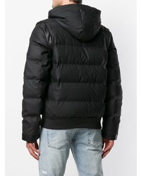 schwarze Daunenjacke von Frankie Morello