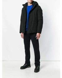 schwarze Daunenjacke von Woolrich