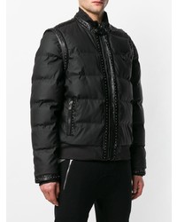 schwarze Daunenjacke von Frankie Morello