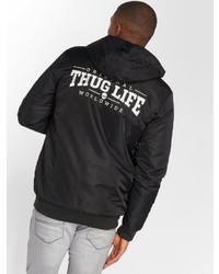 schwarze Daunenjacke von Thug Life