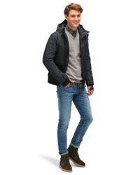 schwarze Daunenjacke von Tom Tailor Denim