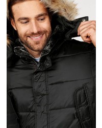 schwarze Daunenjacke von TOM TAILOR POLO TEAM