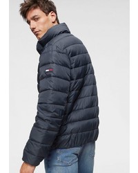 schwarze Daunenjacke von Tommy Jeans