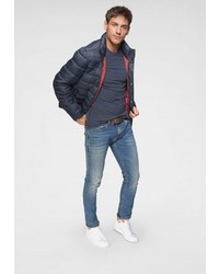 schwarze Daunenjacke von Tommy Jeans