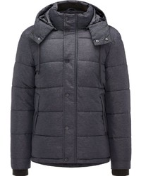 schwarze Daunenjacke von Tuffskull