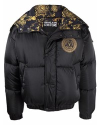 schwarze Daunenjacke von VERSACE JEANS COUTURE