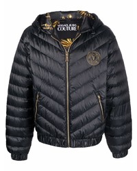 schwarze Daunenjacke von VERSACE JEANS COUTURE