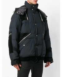 schwarze Daunenjacke von Sacai