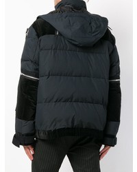 schwarze Daunenjacke von Sacai