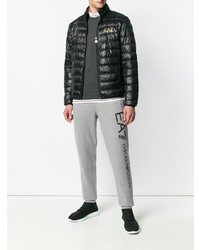 schwarze Daunenjacke von Ea7 Emporio Armani