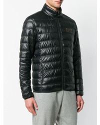 schwarze Daunenjacke von Ea7 Emporio Armani