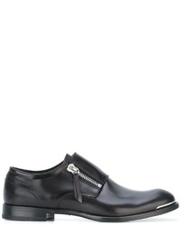 schwarze Derby Schuhe von Alexander McQueen