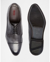 schwarze Derby Schuhe von Hugo Boss