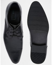 schwarze Derby Schuhe von Asos