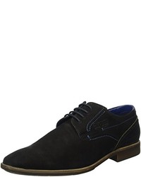 schwarze Derby Schuhe von Bugatti