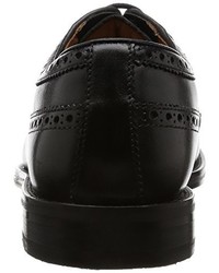 schwarze Derby Schuhe von Clarks