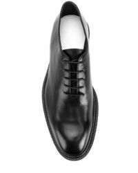schwarze Derby Schuhe von Maison Margiela