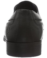 schwarze Derby Schuhe