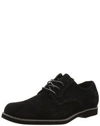 schwarze Derby Schuhe