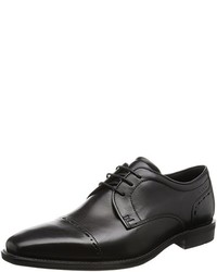 schwarze Derby Schuhe