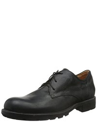 schwarze Derby Schuhe