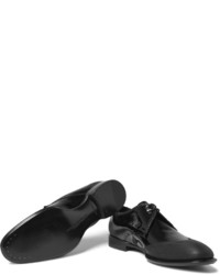 schwarze Derby Schuhe von Alexander McQueen