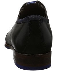 schwarze Derby Schuhe von Floris van Bommel