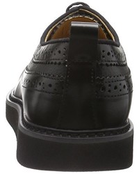 schwarze Derby Schuhe von Gant